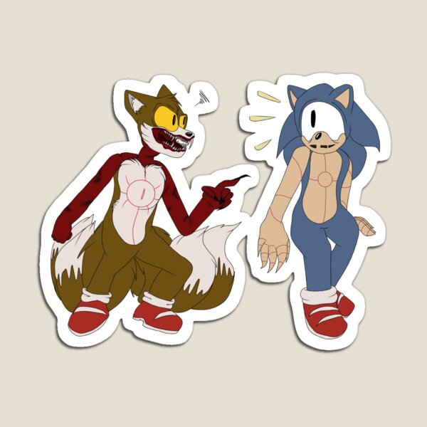 Majin Sonic Magnet for Sale by Schmiblor Flumbo