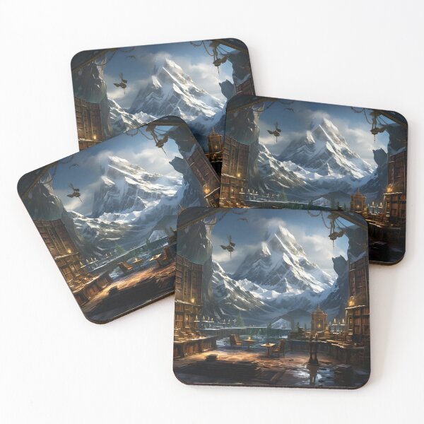 Item preview, Arcane Repository - Librarians of Fate's Tapestry Art Print designed and sold by MystiCanvas.