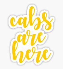 jersey shore - cabs are here Sticker