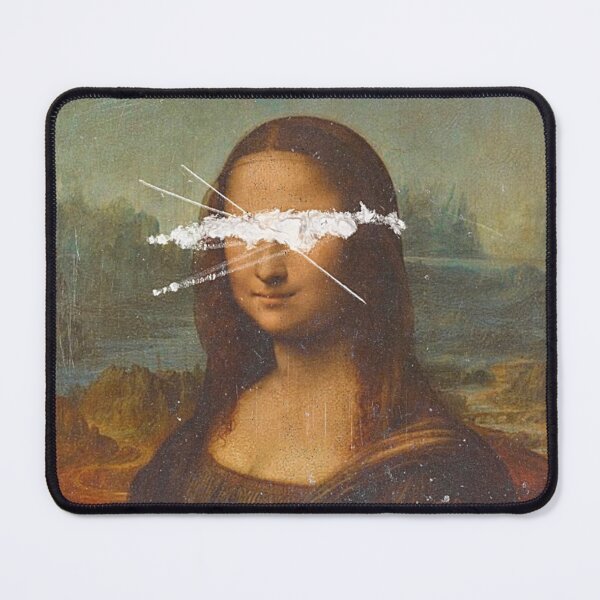 Item preview, Mona Lisa blacked out eyes designed and sold by KlaudiaMunilla.