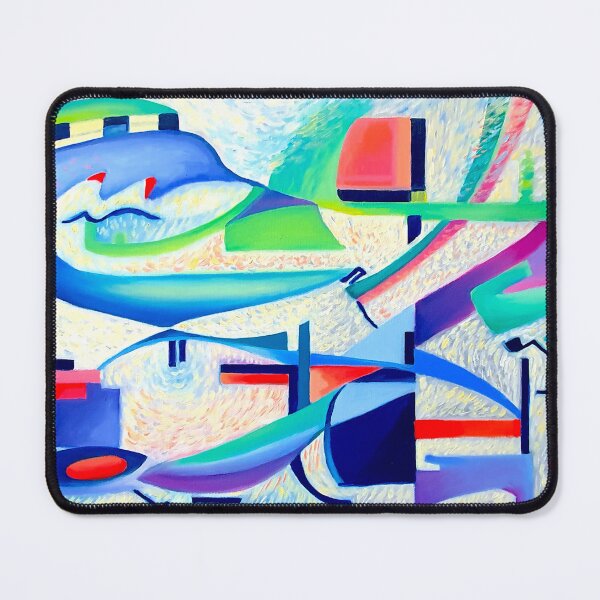 Item preview, abstract geometric designed and sold by Tereza Pilar  Art.