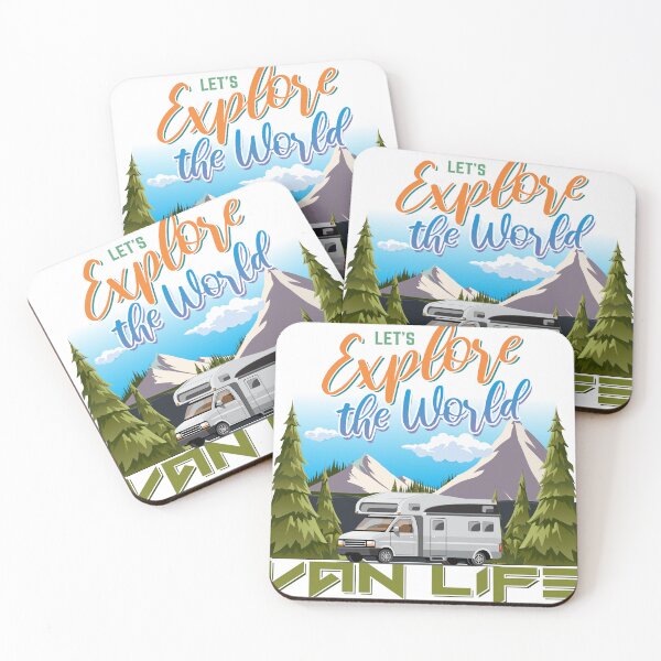 Item preview, Van Life - Lets Explore The World designed and sold by printroute.