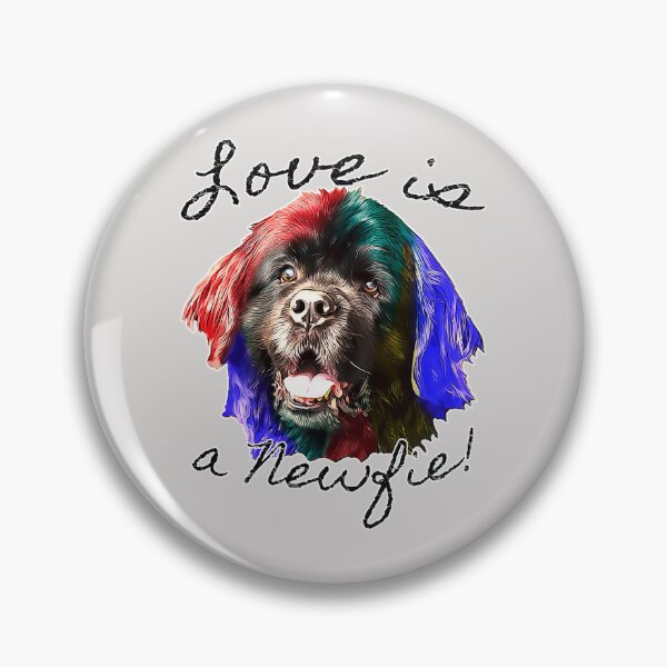 Item preview, Love is a Newfie! designed and sold by KustomKulcha.