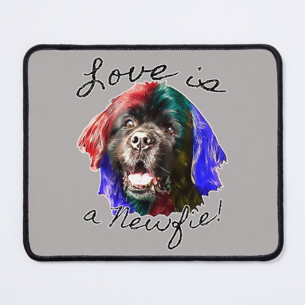 Item preview, Love is a Newfie! designed and sold by KustomKulcha.