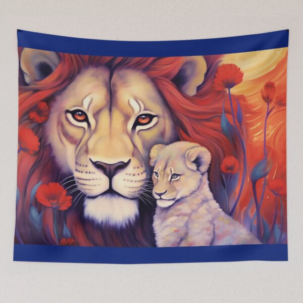 Item preview, Lion with cub designed and sold by Liljinkzy.