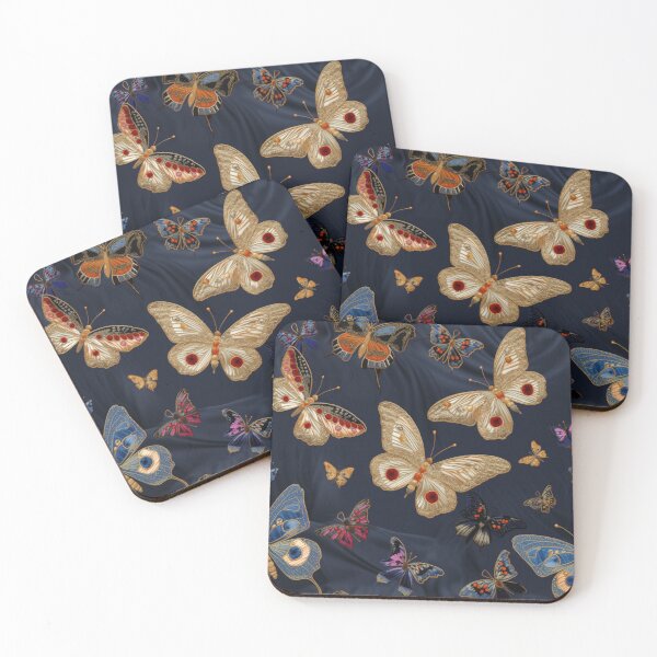 Item preview, Butterfly silk embroidery pattern designed and sold by KatyaH1965.