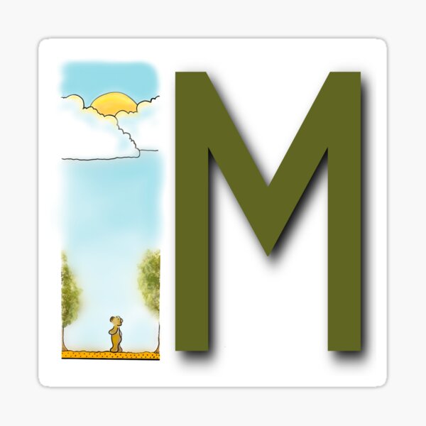 The Letter M - Good Morning Sticker