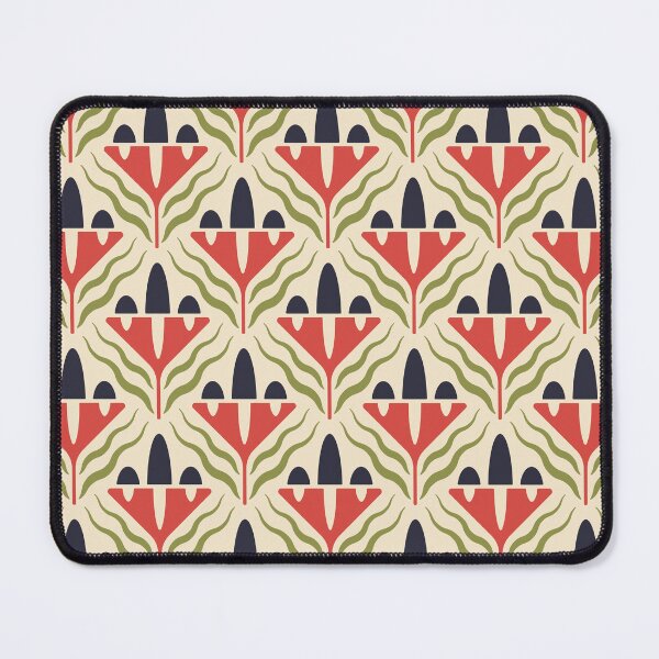 Item preview, KF 0088 F - Vintage Retro Flower 70s Modern Geometric Floral Pattern designed and sold by KhakiFinch.