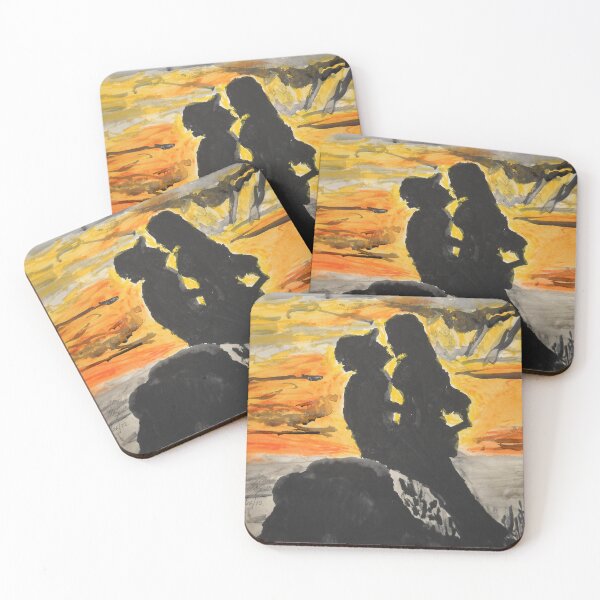 Item preview, Lovers In the sunset designed and sold by Artist Painter Nicky.