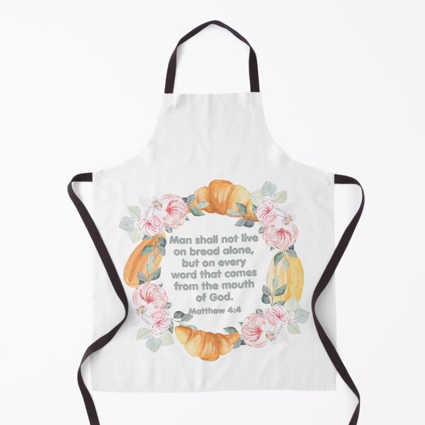 Item preview, Matthew 4:4 - Man shall not live by bread alone designed and sold by FlutterByH.