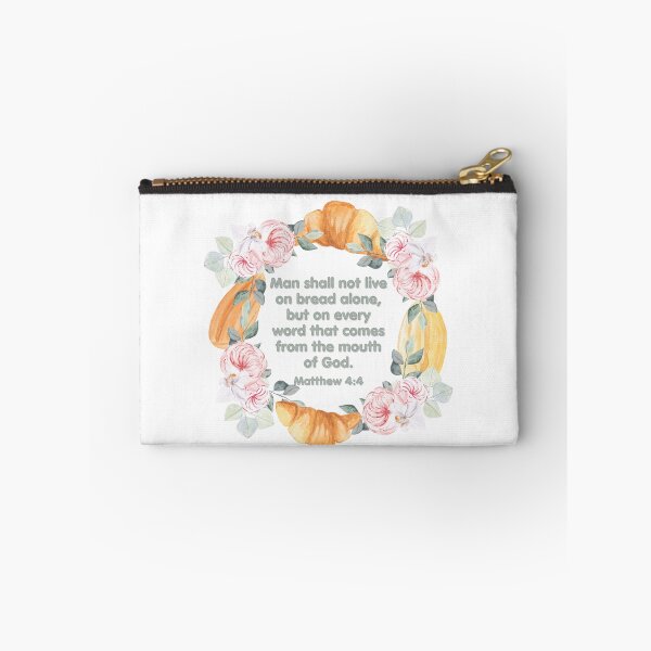 Item preview, Matthew 4:4 - Man shall not live by bread alone designed and sold by FlutterByH.