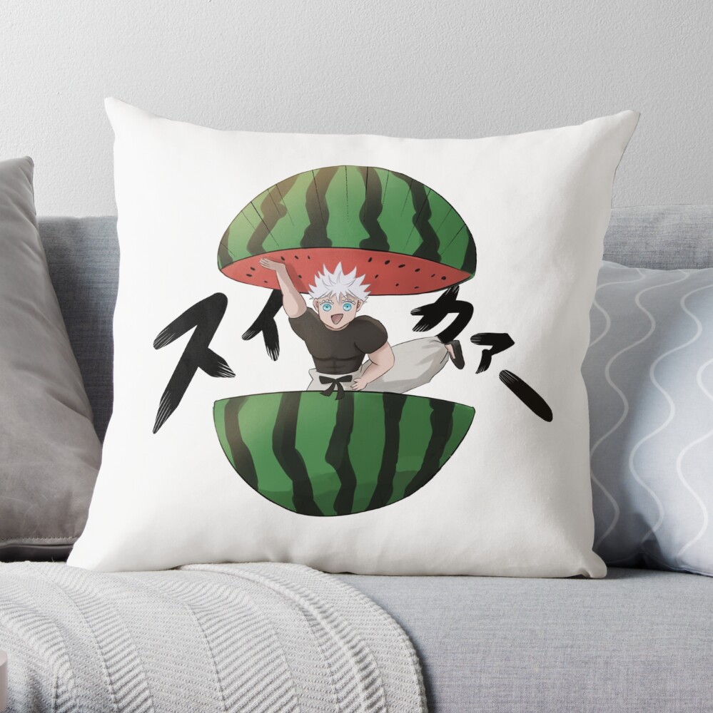 You Cryin'? JJK Throw Pillow for Sale by PeachyAnimeMrch