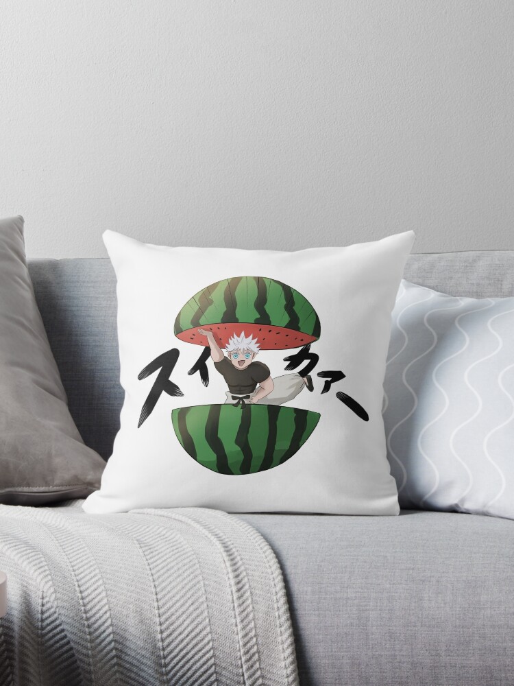 You Cryin'? JJK Throw Pillow for Sale by PeachyAnimeMrch