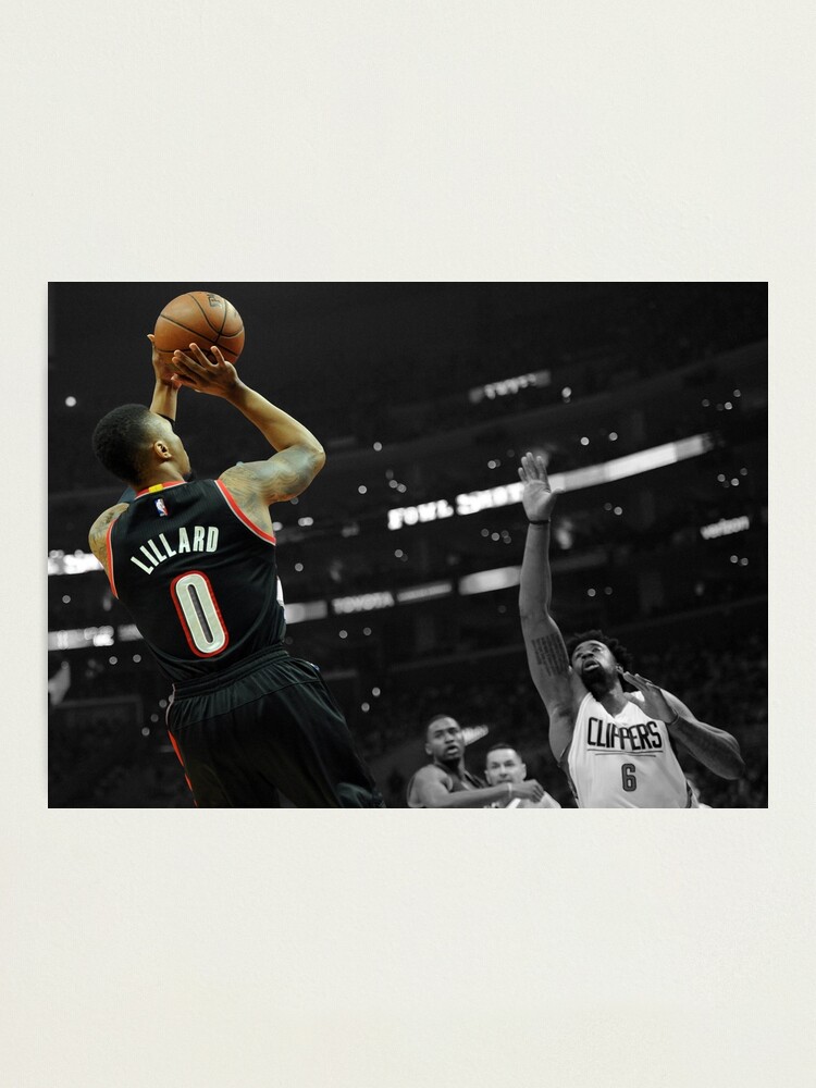 Damian Lillard over DJ Photographic Print