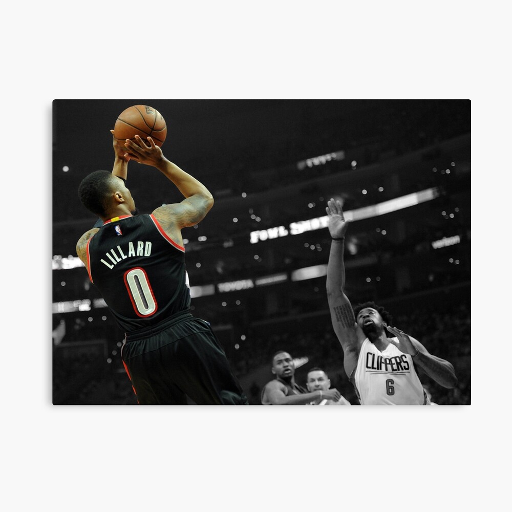 Damian Lillard over DJ Photographic Print