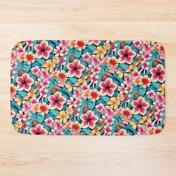 Item preview, Tropical Hibiscus Flower Pattern Design designed and sold by ZetaDream.