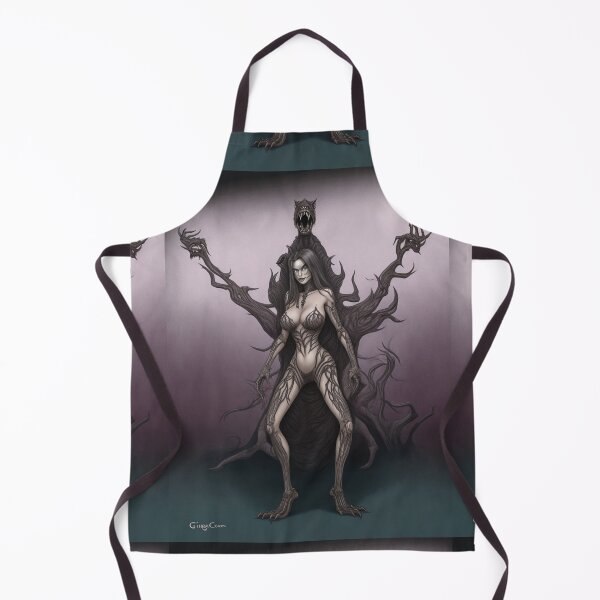 Item preview, A female werewolf witch illustration designed and sold by Vintage Designs +.
