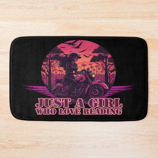 Item preview,  just a girl who love riding motorcycle  designed and sold by Ahmed Graphic .