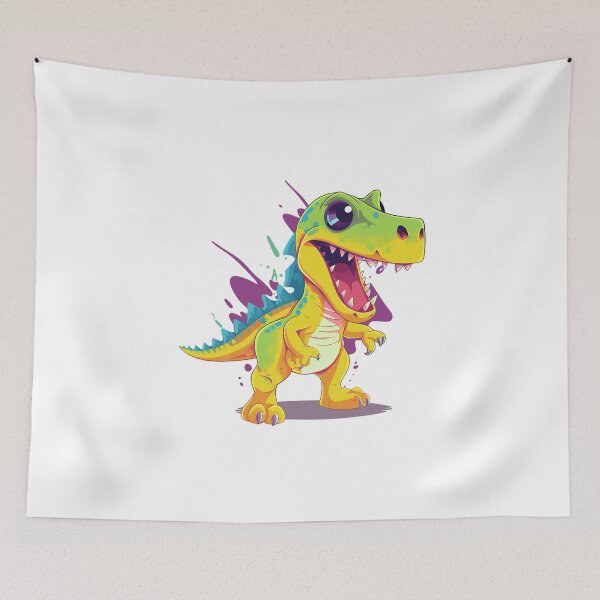 Aperçu de l'œuvre Energetic Deinonychus: Energetic and Dynamic Dinosaur créée et vendue par CozyCanvasCrew.