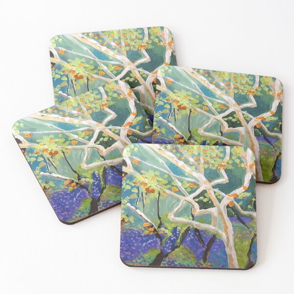 Item preview, magical forest in autumn, acrylic on paper designed and sold by Tereza Pilar  Art.