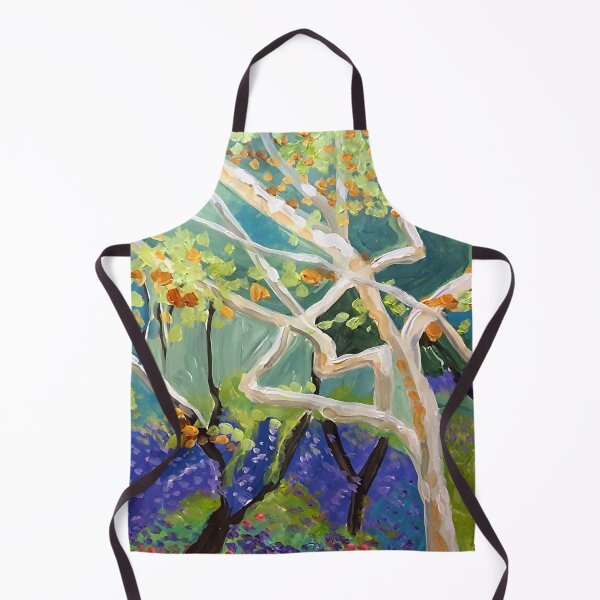 Item preview, magical forest in autumn, acrylic on paper designed and sold by Tereza Pilar Art.