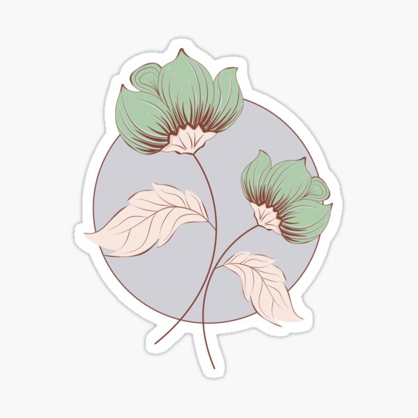 Flower cool Sticker