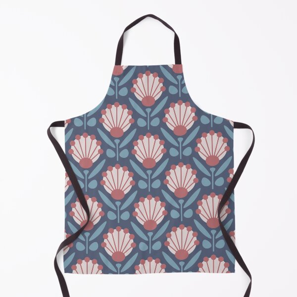 Item preview, KF 0090 F - Vintage Retro Dandelion Flower 70s Modern Geometric Floral Pattern designed and sold by KhakiFinch.