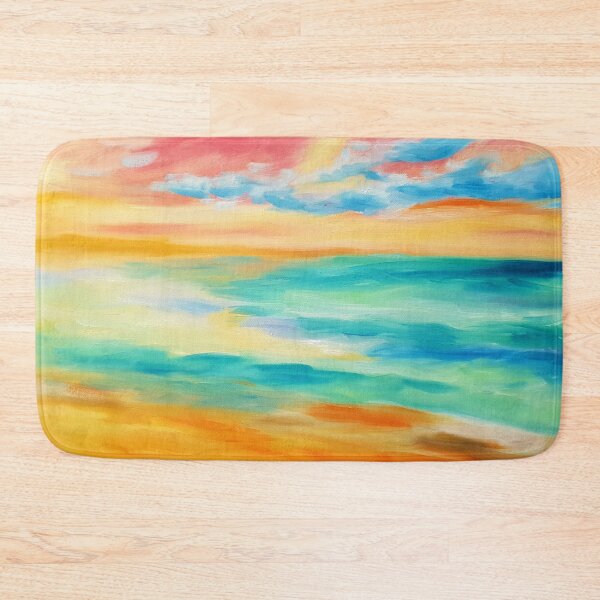Item preview, peaceful sunrise, oil on canvas designed and sold by Tereza Pilar  Art.