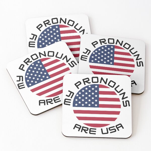 Item preview, My Pronouns Are USA designed and sold by Designfs.