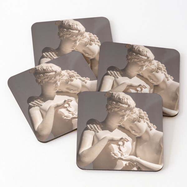 Item preview, Cupid and Psyche standing, Antonio Canova. designed and sold by Paolo Modena Photography    -   Fine Italian Art.