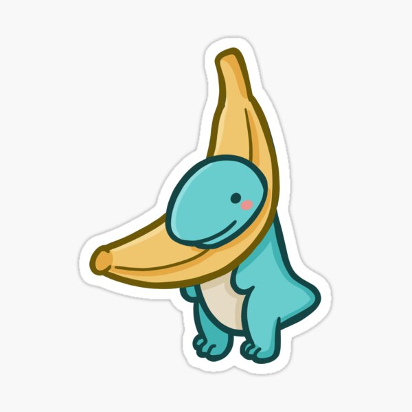 Item preview, Cute Banana T-Rex, Tasty Dino, Dinosaur designed and sold by hugadino.