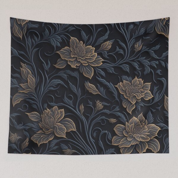 Item preview, Flower Batik-Inspired Tile Pattern - Exquisite Floral Motifs designed and sold by cocomikozza.
