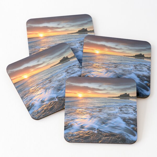 Item preview, Sunrise at Bamburgh designed and sold by bitm2007.
