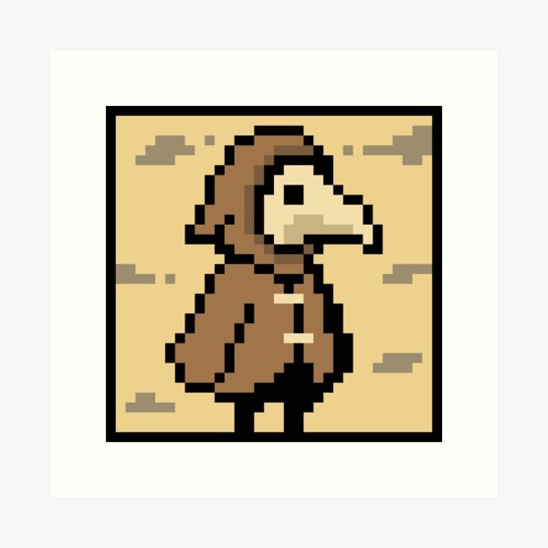 Item preview, The Plague Pixel Art designed and sold by BeltsukiDesing.