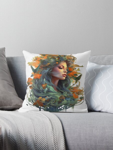 Vista previa del artículo con la obra «Elven Dryad - Impresión de arte digital», diseñado y vendido por Vril Design.