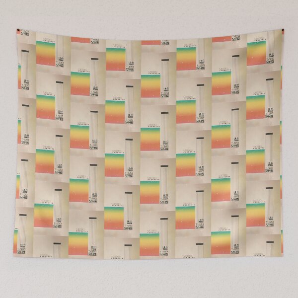 Item preview, VHS Rainbow Gradient Video Casette Lo-Fi Stereo Cover designed and sold by NicoletaDesigns.