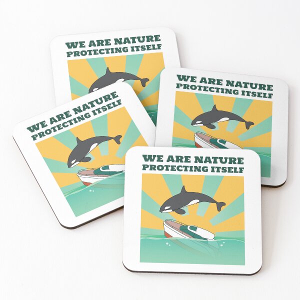 Item preview, Orca Whales Nature Protecting Itself designed and sold by Maria Garcia.