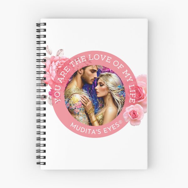 Item preview, Romantic " You are the love of my life" Divine Soft Soulmates Couple Sticker designed and sold by MuditasEyes.