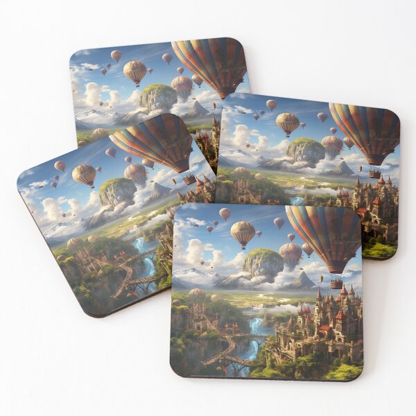 Item preview, Journey Through the Floating Isles designed and sold by MystiCanvas.