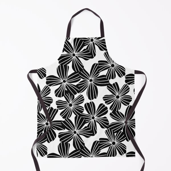 Item preview, Blooming Flower Blossoms Pattern (black/white) designed and sold by Design Minds Boutique.