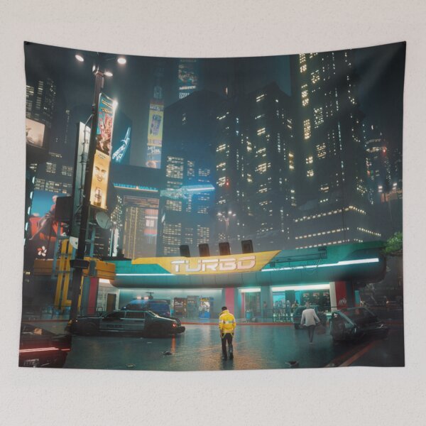 Item preview, Nightcity edgerunner yellow jacket designed and sold by CBuist.