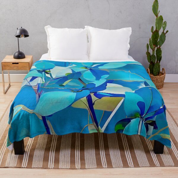 Item preview, Blue on Blue Leaf Abstract designed and sold by Dana Roper.