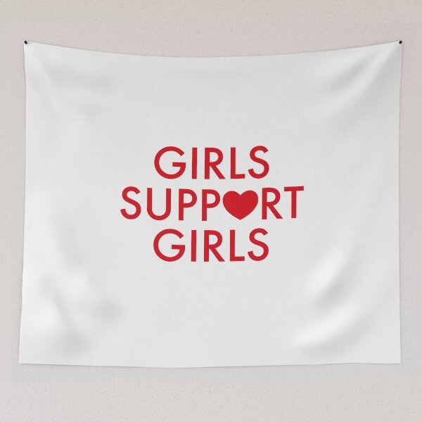 Item preview, Girls Support Girls Positive Empowering Statement designed and sold by The Junto Shop.
