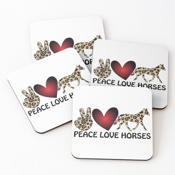 Item preview, Peace, Love, and Horses: Wild Hearts Unite designed and sold by Rebekkahsdesign.