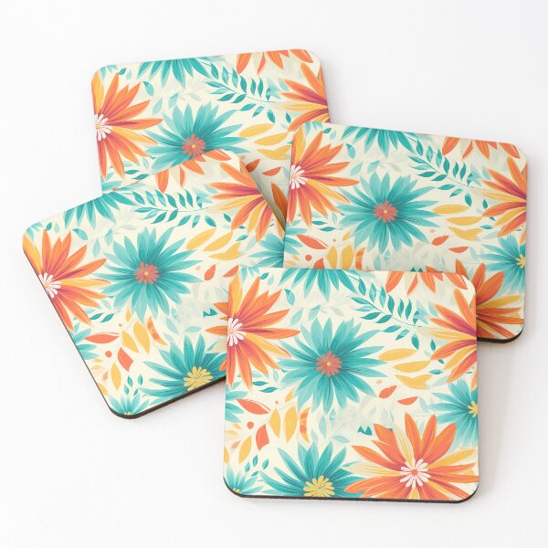 Item preview, Summery Flowers Print designed and sold by Nosy is Everything.