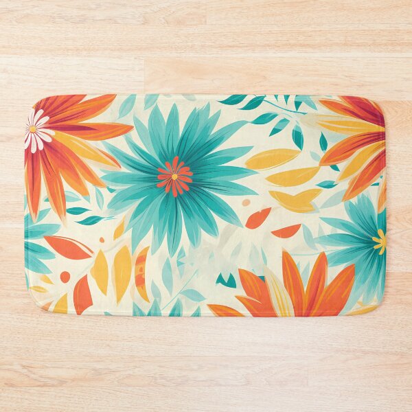 Item preview, Summery Flowers Print designed and sold by Nosy is Everything.