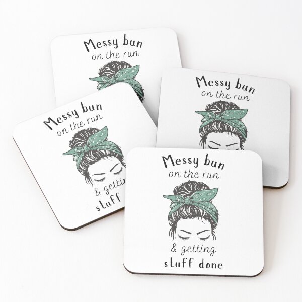 Item preview, Messy bun girl designed and sold by SushiAnn.