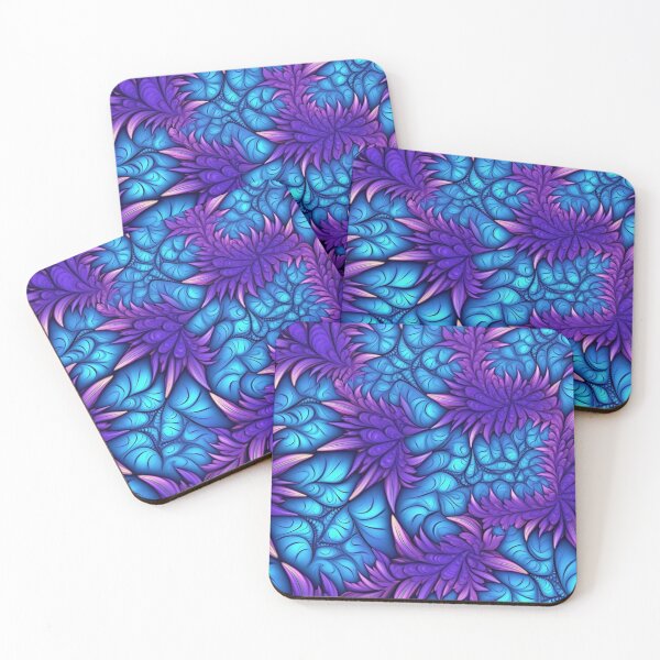 Item preview, Blue Purple Spikes Fractal Pattern designed and sold by Sturdust.