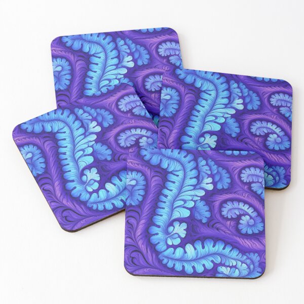 Item preview, Blue Purple Fractal Pattern designed and sold by Sturdust.