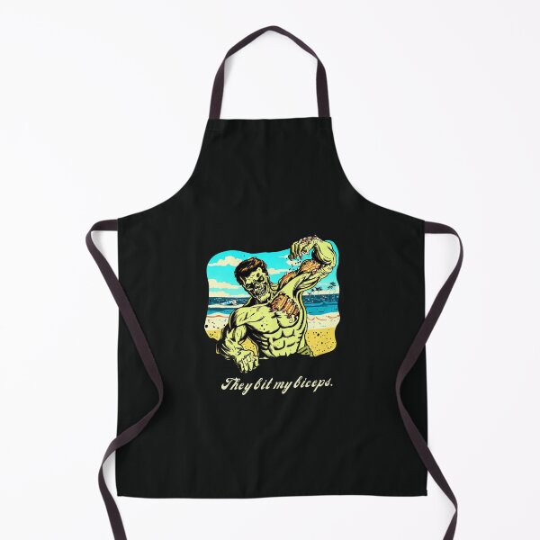 Item preview, Bodybuilder Zombie "They bit my biceps" designed and sold by AtillaDesigns.